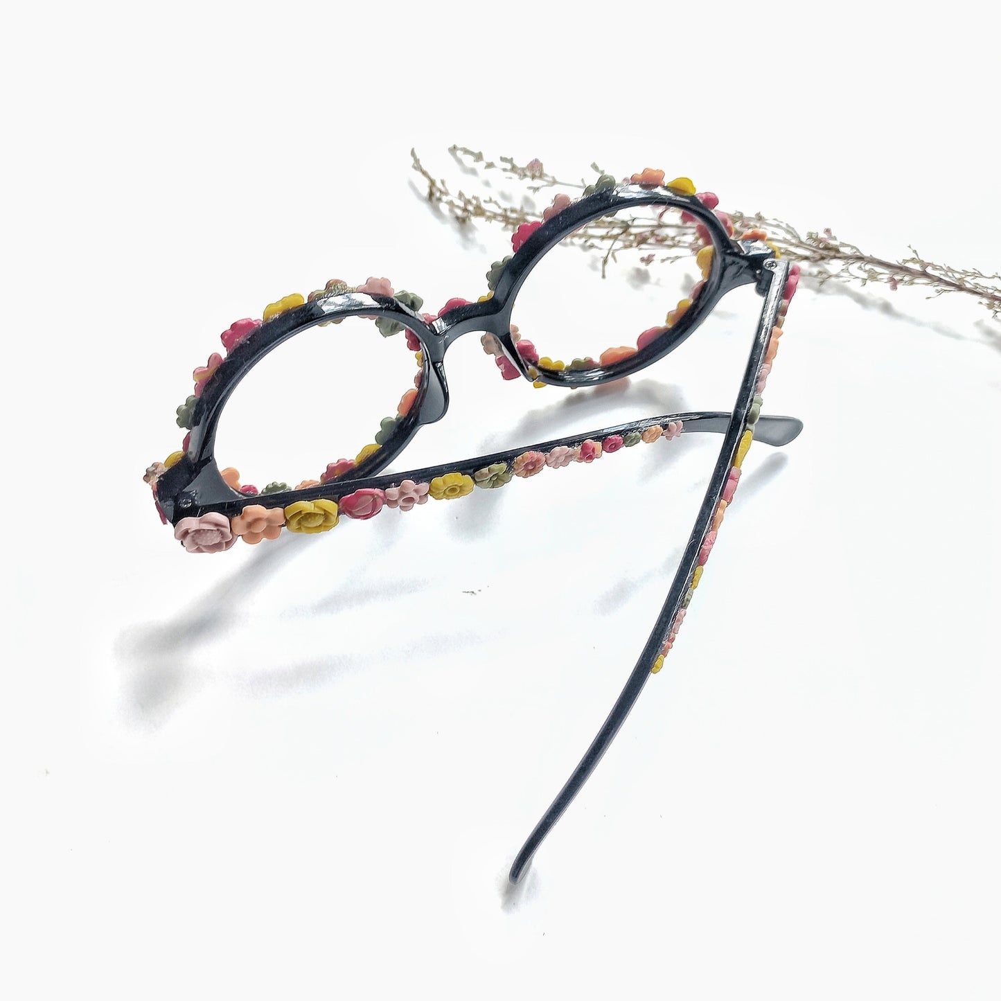 Personalized Wedding Sunglasses (frame only) with custom flowers