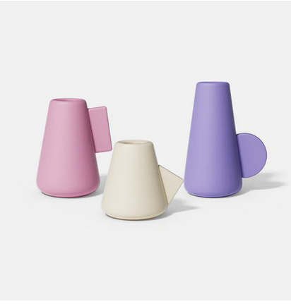 Geometric Taper Candle Holder - set of 3
