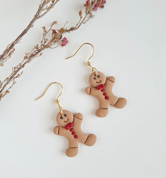 Christmas collection - Gingerbread Man Earrings