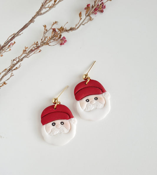 Christmas collection - Santa Face Earrings
