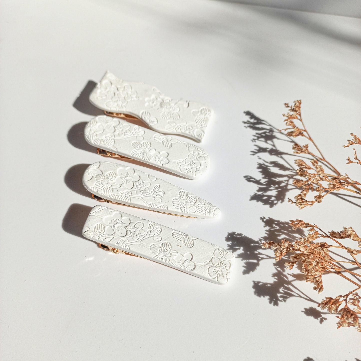 Bridal Bloom - White Hair Clip