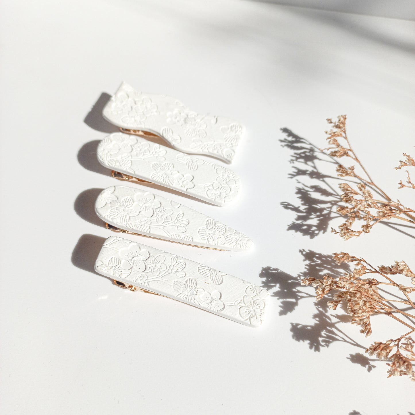 Bridal Bloom - White Hair Clip