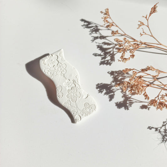 Bridal Bloom - White Hair Clip