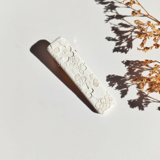 Bridal Bloom - White Hair Clip