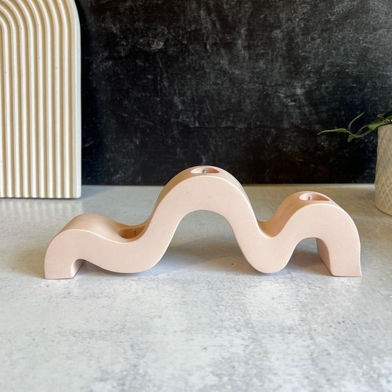 3 Hole Arched Taper Candle Holder