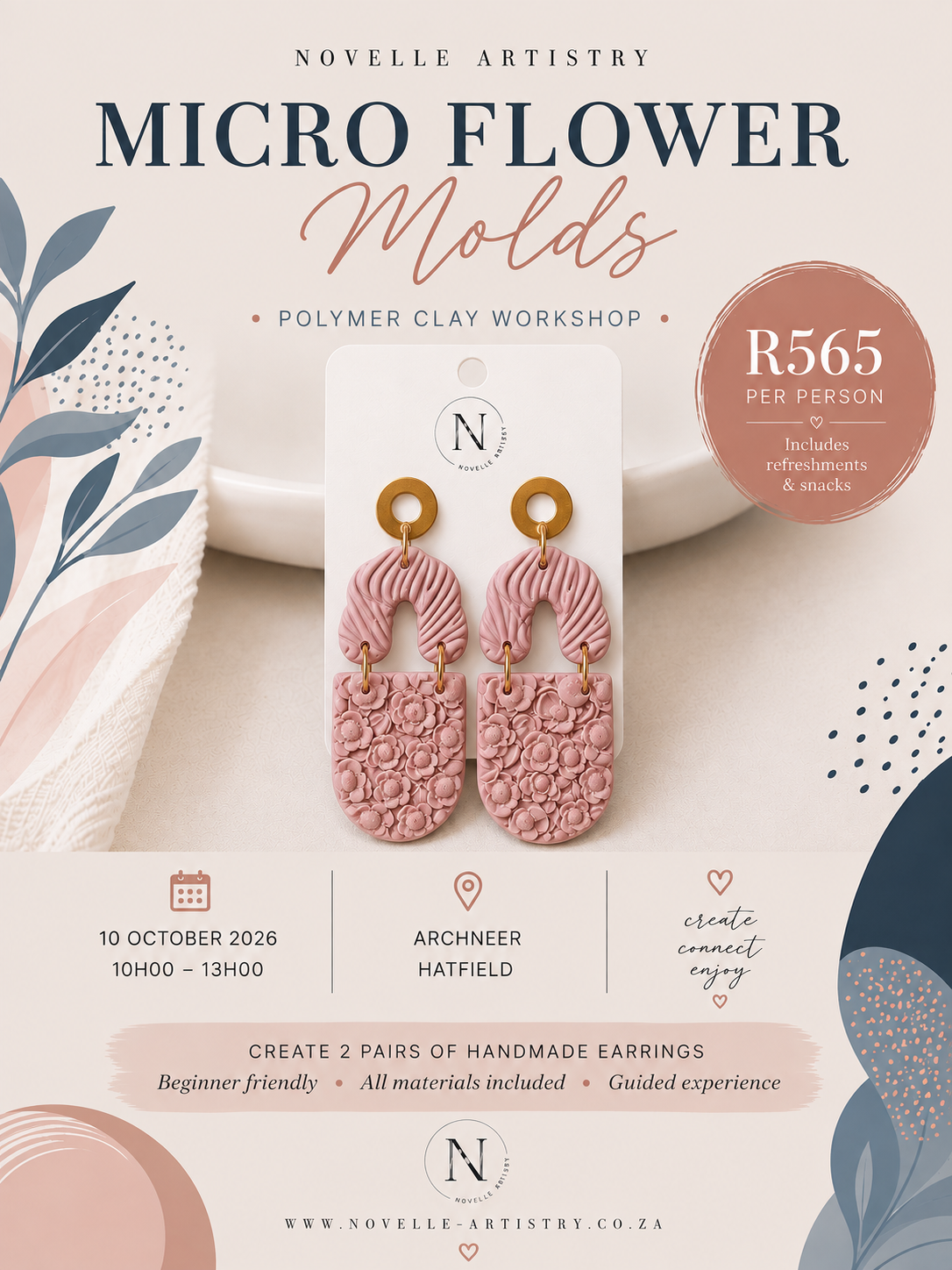 10 Oct 2026 - Archneer - Pretoria _Polymer Clay Beginners Workshops