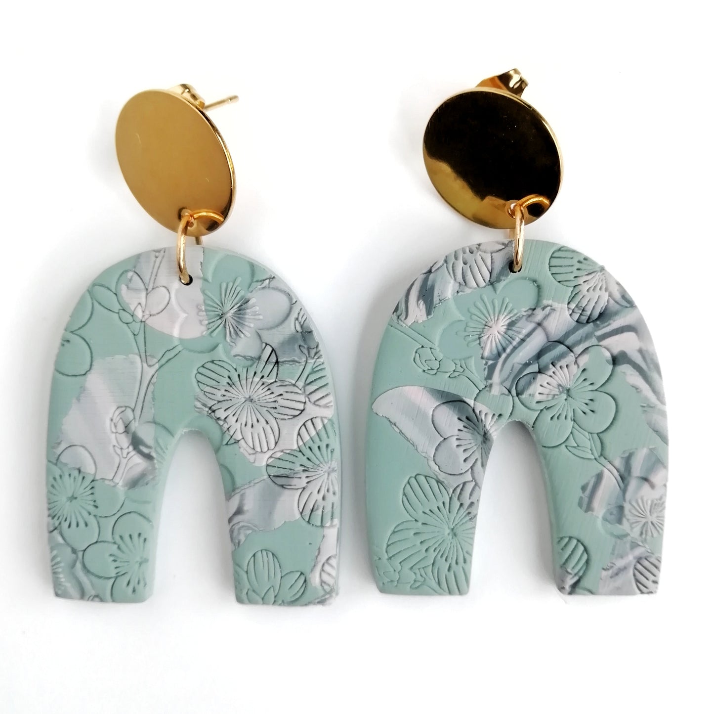 Blush Reverie - Dove Grey and soft pink marbles