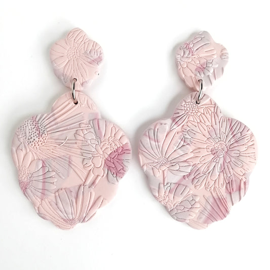 Blush Reverie - Soft Pink & blue hues