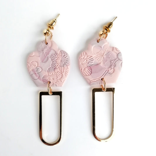 Blush Reverie - Soft Pink & blue hues with arch pendant