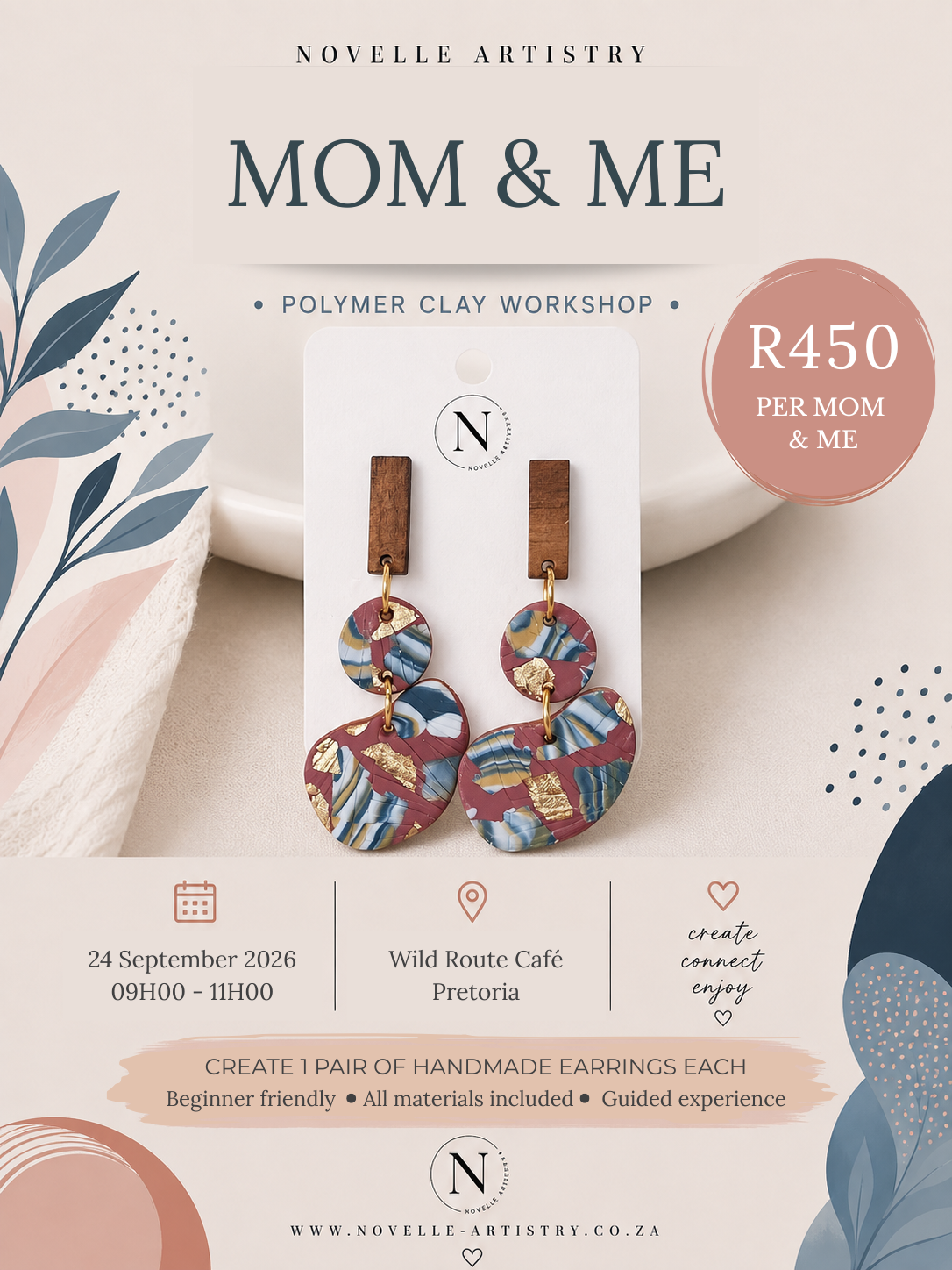 Mom & Me Polymer Clay Holiday Workshop - 24 September