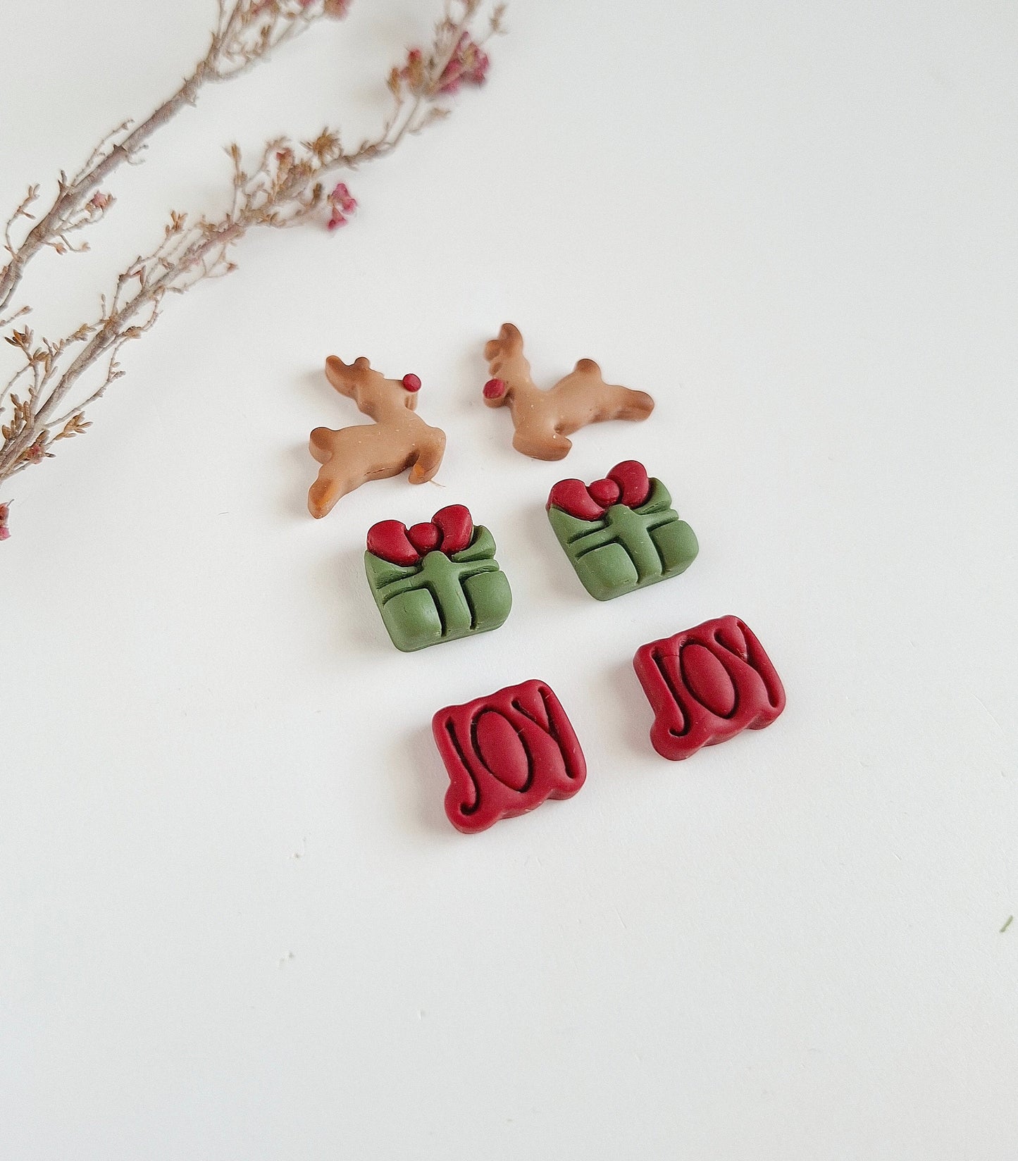Christmas collection - Festive Trio Stud Pack 2