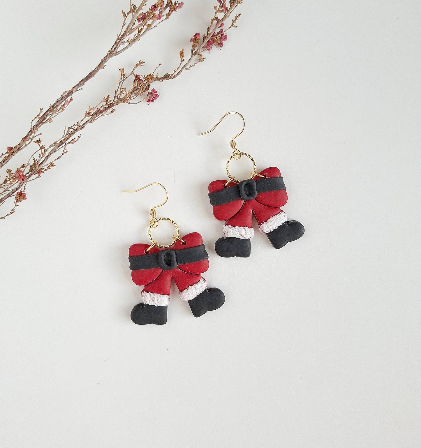Christmas collection - Santa Suit Earrings