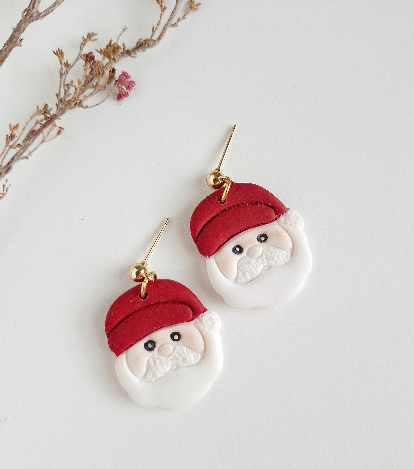 Christmas collection - Santa Face Earrings