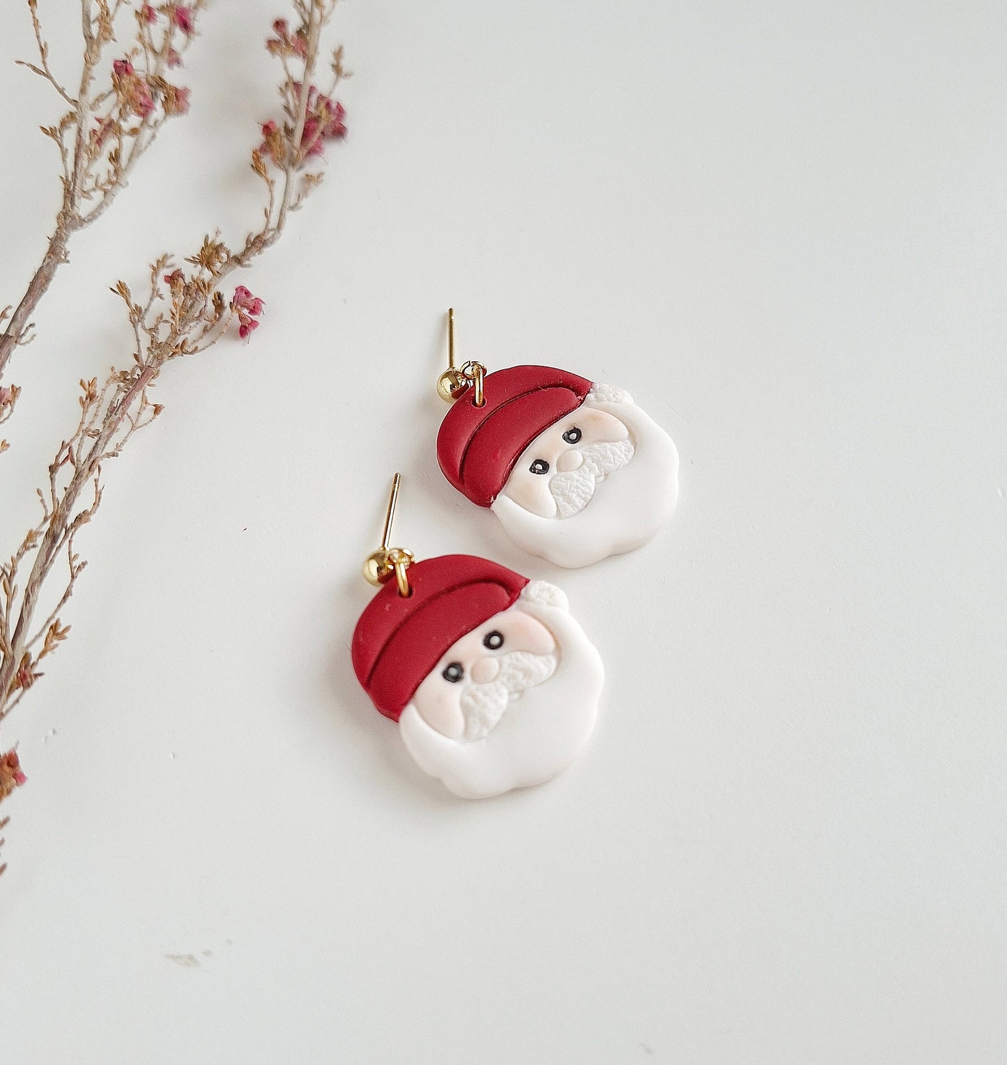 Christmas collection - Santa Face Earrings