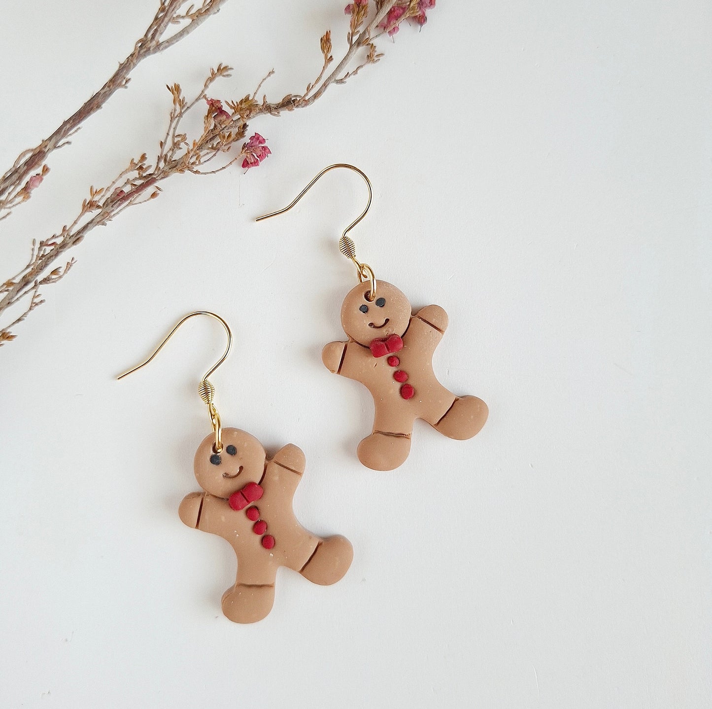 Christmas collection - Gingerbread Man Earrings
