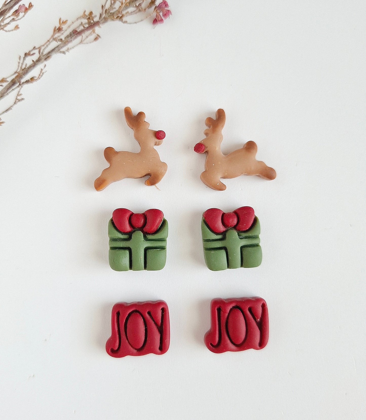 Christmas collection - Festive Trio Stud Pack 2