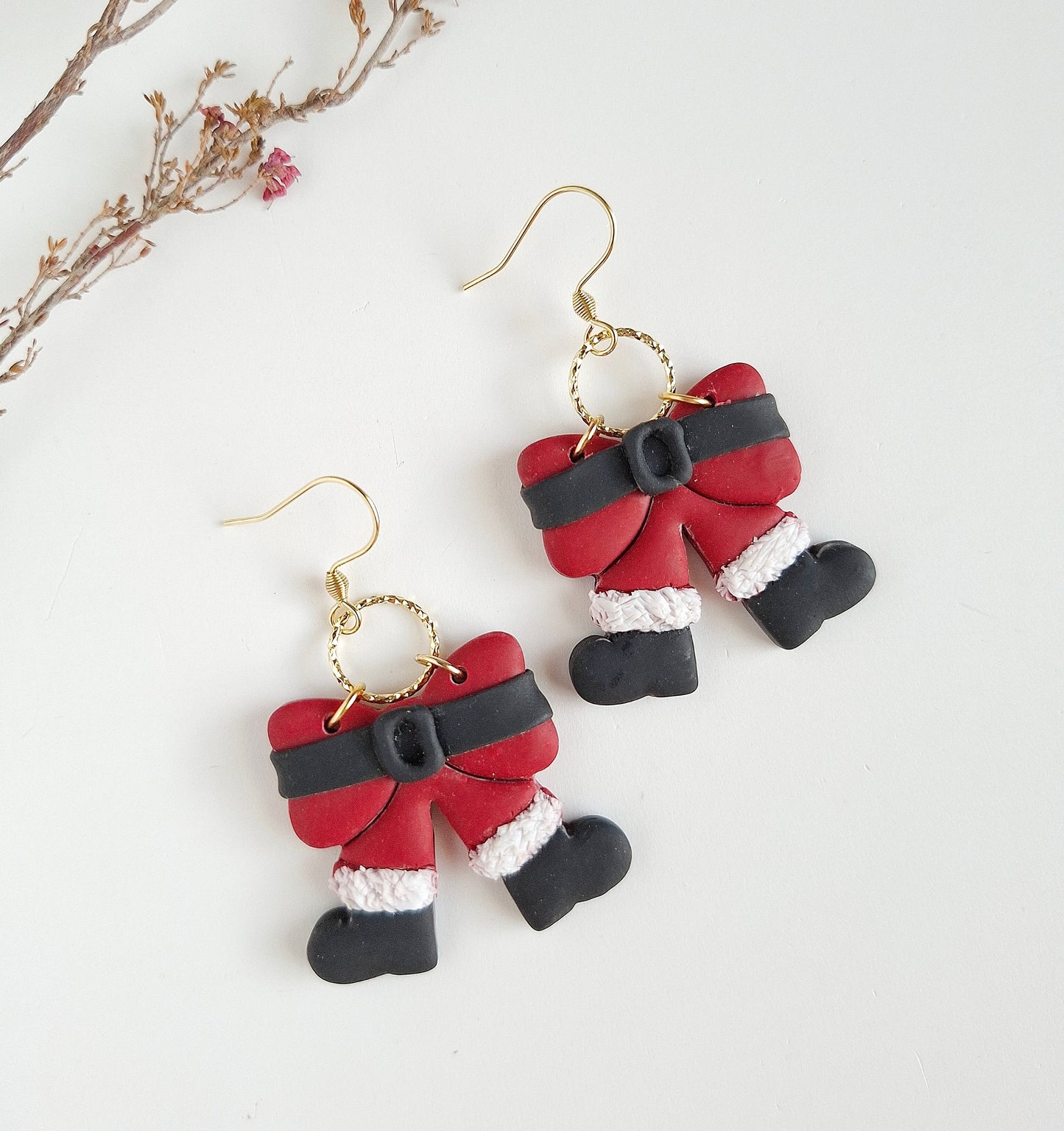 Christmas collection - Santa Suit Earrings