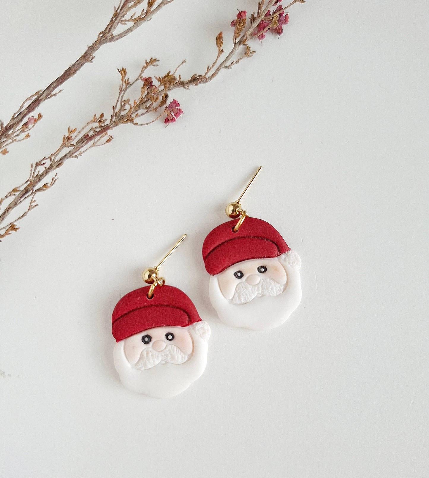 Christmas collection - Santa Face Earrings